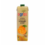 AGROS  ORANGE  JUICE 100% 1 LIT