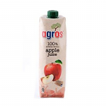 AGROS APPLE JUICE 100% 1 LIT