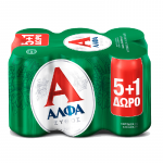 ALFA BEER 6 PACK 330 ML 5 + 1 FREE