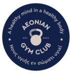 Aeonian Gym Dry Fit  Blue Sticker - 8cm