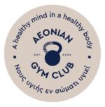 Aeonian Gym - Dry Fit  Beige Sticker - 8cm